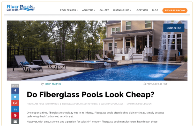Do Fiberglass Pools Look Cheap